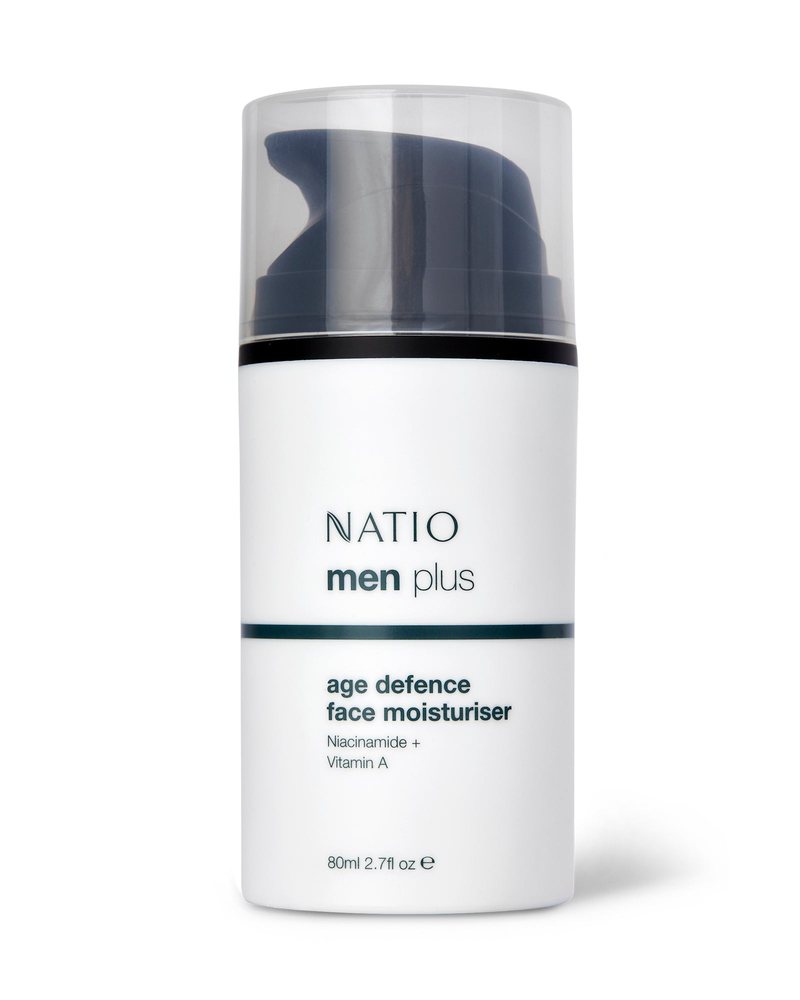Natio Men Plus Age Defence Face Moisturiser 80mL 正面包装(图:品牌官网)