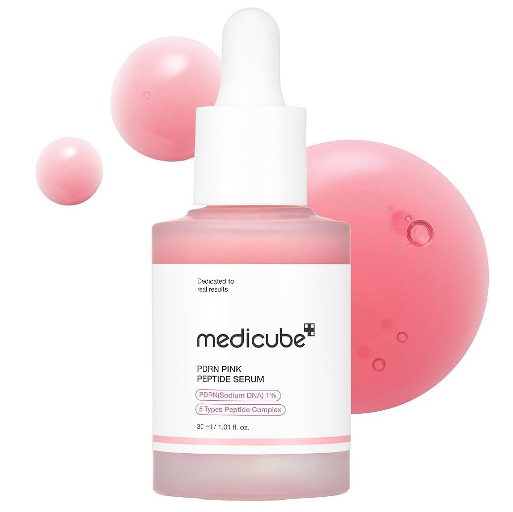 Medicube PDRN Pink Peptide Serum 30mL 粉色精华瓶身