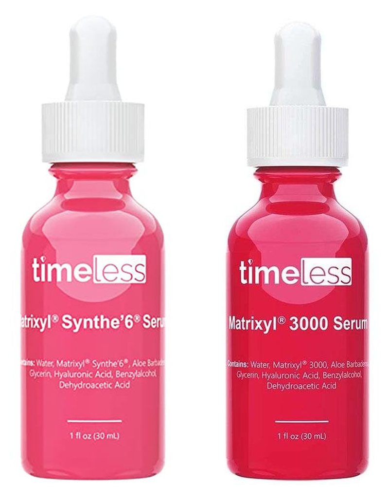 Timeless Matrixyl Synthe'6 与 Matrixyl 3000 精华 30mL 产品图对比