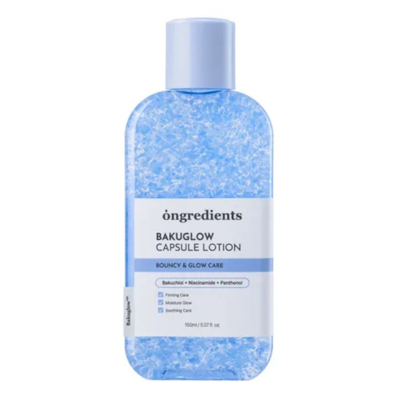ONGREDIENTS Bakuglow Capsule Lotion 150mL